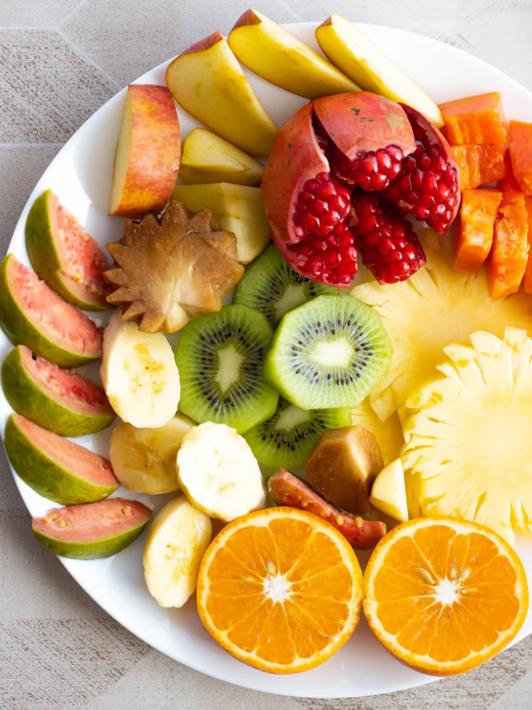 Photo d’illustration : Assiette de fruits de saison