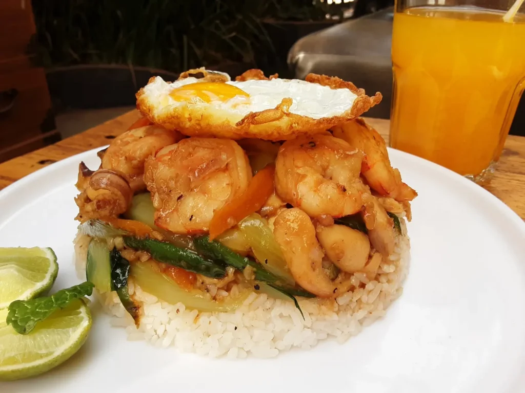 Bol renversé fruits de mer