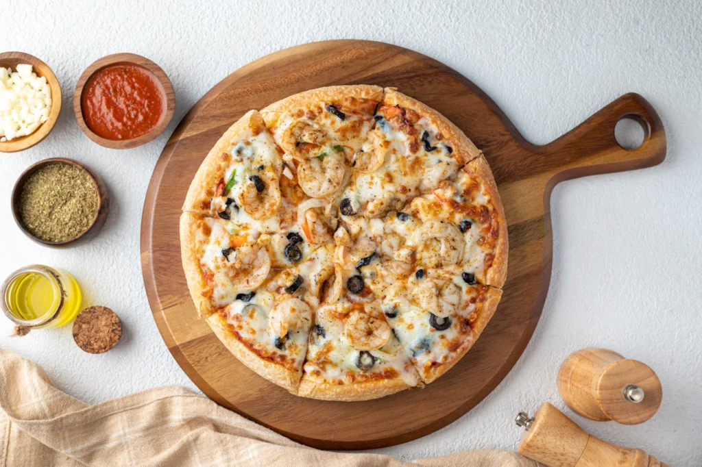 Photo d’illustration : Pizza Fruits de mer