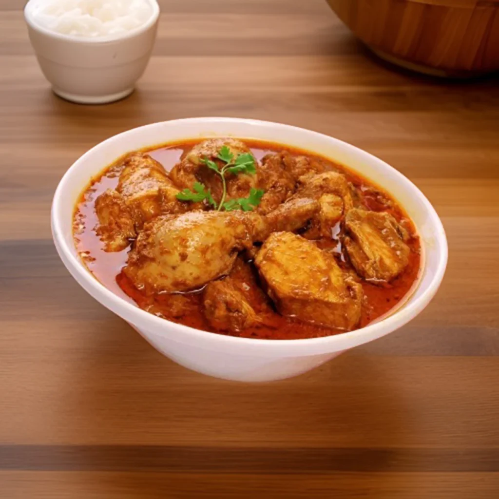 Photo d’illustration : Poulet sauce curry au coco