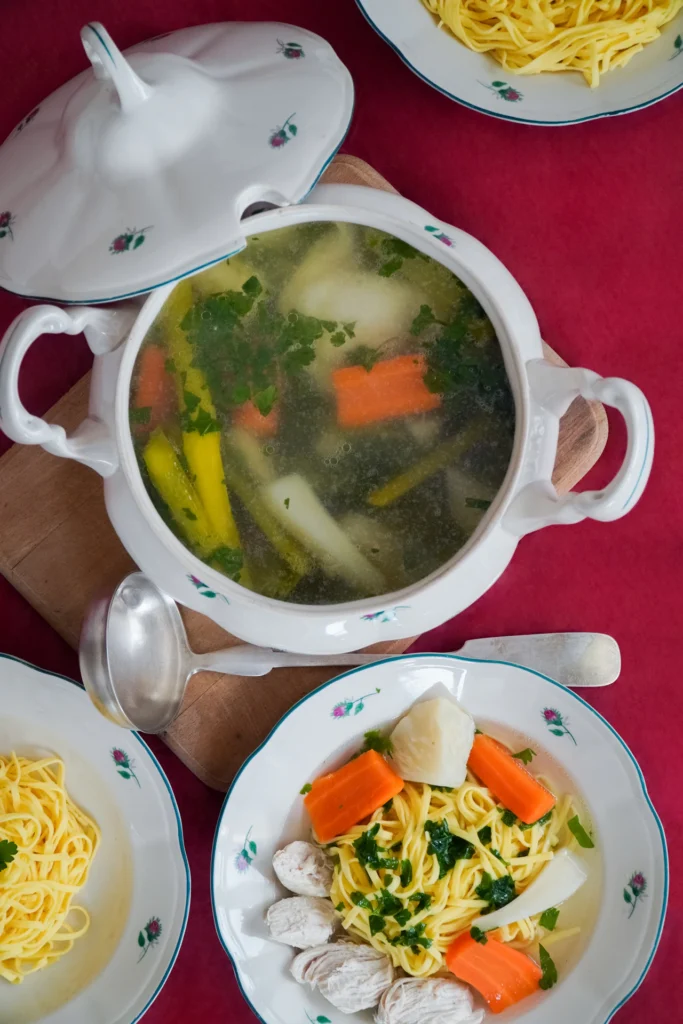 Photo d’illustration : Soupe poulet