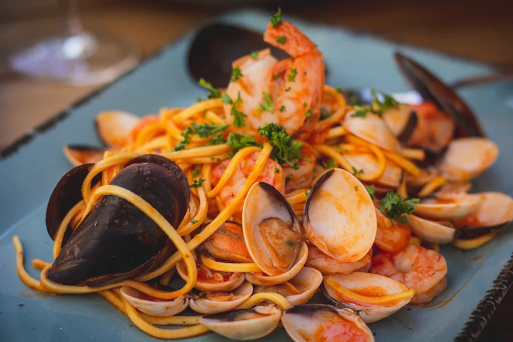 Photo d’illustration : Tagliatelle aux fruits de mer