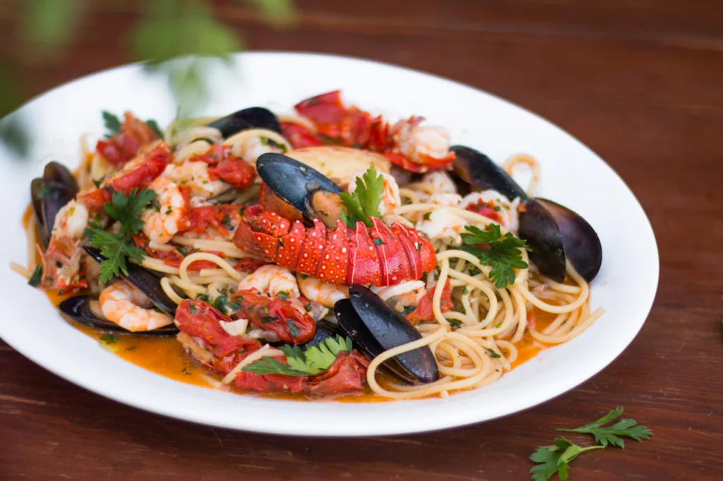 Photo d’illustration : Tagliatelle fruits de mer